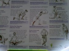 stretching poster
