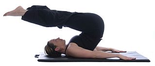 Woman on Pilates Mat